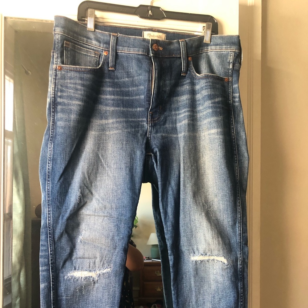 Madewell distressed jeans
